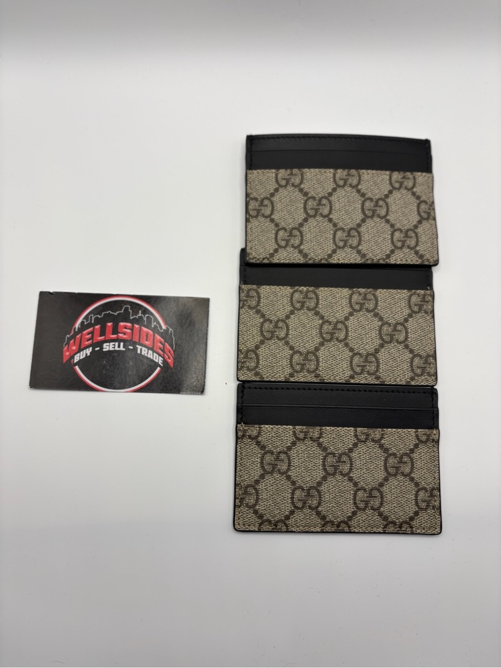 Gucci GG Black Supreme Cardholder - Picture 5 of 5